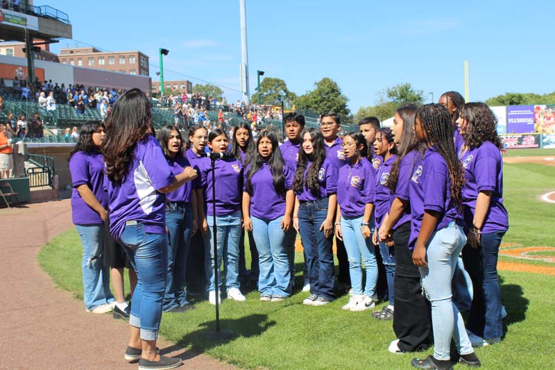 CI Schools at Long Island Ducks Game